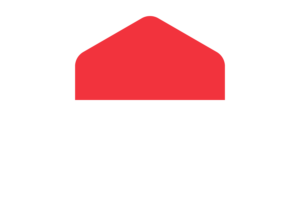 Indonesia Flag Rounded Hexagon Shape flag