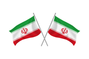 Iran Waving Friendship Flag flag