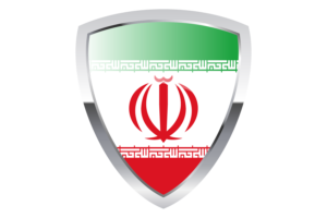 Iran Shield Flag flag