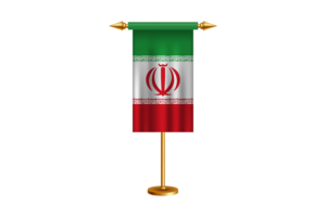 Iran Ceremonial Flag Vector Free flag