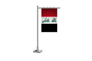 3d Iraq Standing Flag flag