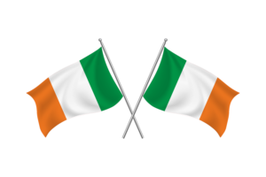 Ireland Waving Friendship Flag flag
