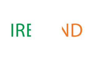 Ireland Text Art flag