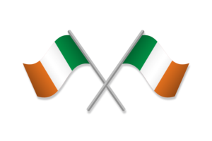 Ireland Flag Emblem Vector Free flag