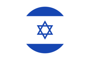 Israel Flag Circle Vector Free flag