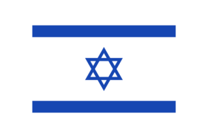 Israel Flag Triangle Vector Illustration flag