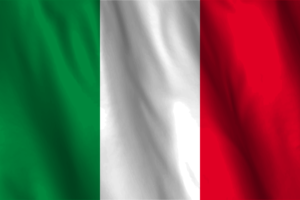 National Flag of Italy flag
