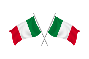 Italy Waving Friendship Flag flag