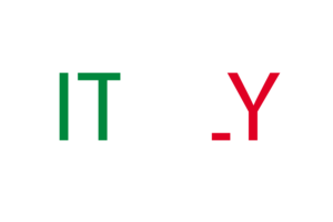 Italy Text Art flag