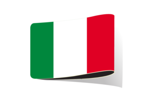 Italy Flag Illustration Clipart flag