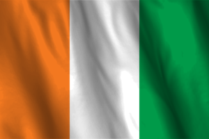 National Flag of Ivory Coast flag