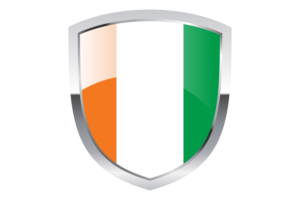 National Flag of Ivory Coast Clipart flag