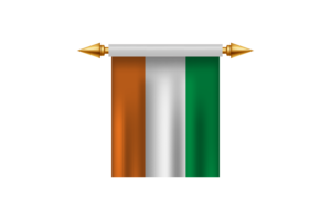 Ivory Coast Royal Emblem flag