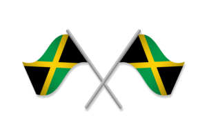 Jamaica Flag Emblem Vector Free flag