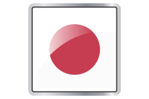 Japan Flag Square icon flag