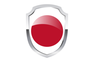 Japan Shield Logo flag
