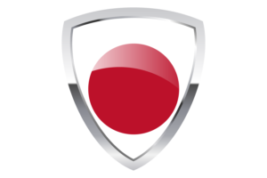 Japan Shield Flag flag