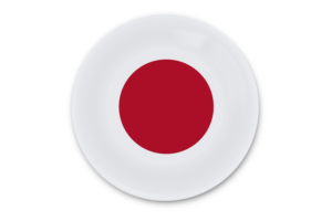 Japan Flag Vector Art flag