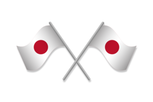 Japan Flag Emblem Vector Free flag