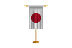 Japan Ceremonial Flag Vector Free flag