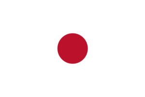 Japan Flag Triangle Vector Illustration flag
