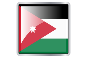 Jordan Flag Square icon flag
