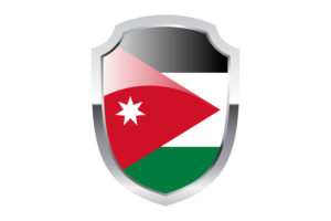 Jordan Shield Logo flag