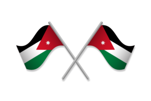 Jordan Flag Emblem Vector Free flag