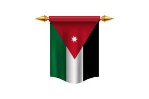 Jordan Flag Royal Banner flag