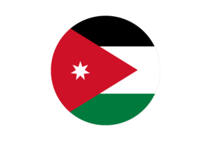 Jordan Flag Circle Vector Free flag