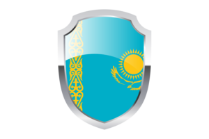 Kazakhstan Shield Logo flag