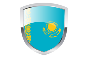 National Flag of Kazakhstan Clipart flag
