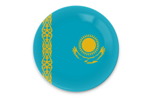 Kazakhstan Flag Vector Art flag
