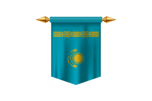 Emblem of the Republic of Kazakhstan flag