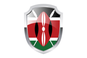 Kenya Shield Logo flag