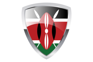 Kenya Shield Flag flag