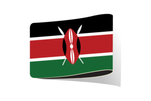 Kenya Flag Illustration Clipart flag