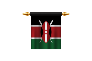 Kenya Royal Emblem flag
