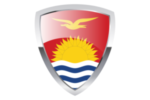 Kiribati Shield Flag flag