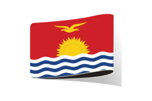Kiribati Flag Illustration Clipart flag