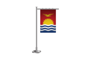 3d Kiribati Standing Flag flag