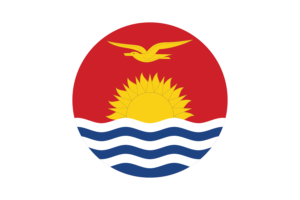 Kiribati Flag Circle Vector Free flag