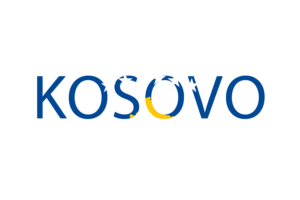 Kosovo Text Art flag