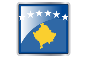 Kosovo Flag Square icon flag