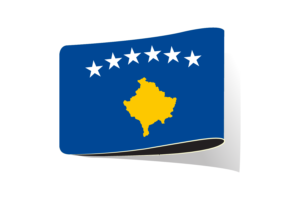 Kosovo Flag Illustration Clipart flag