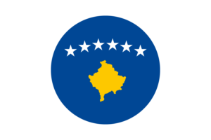 Kosovo Flag Circle Vector Free flag